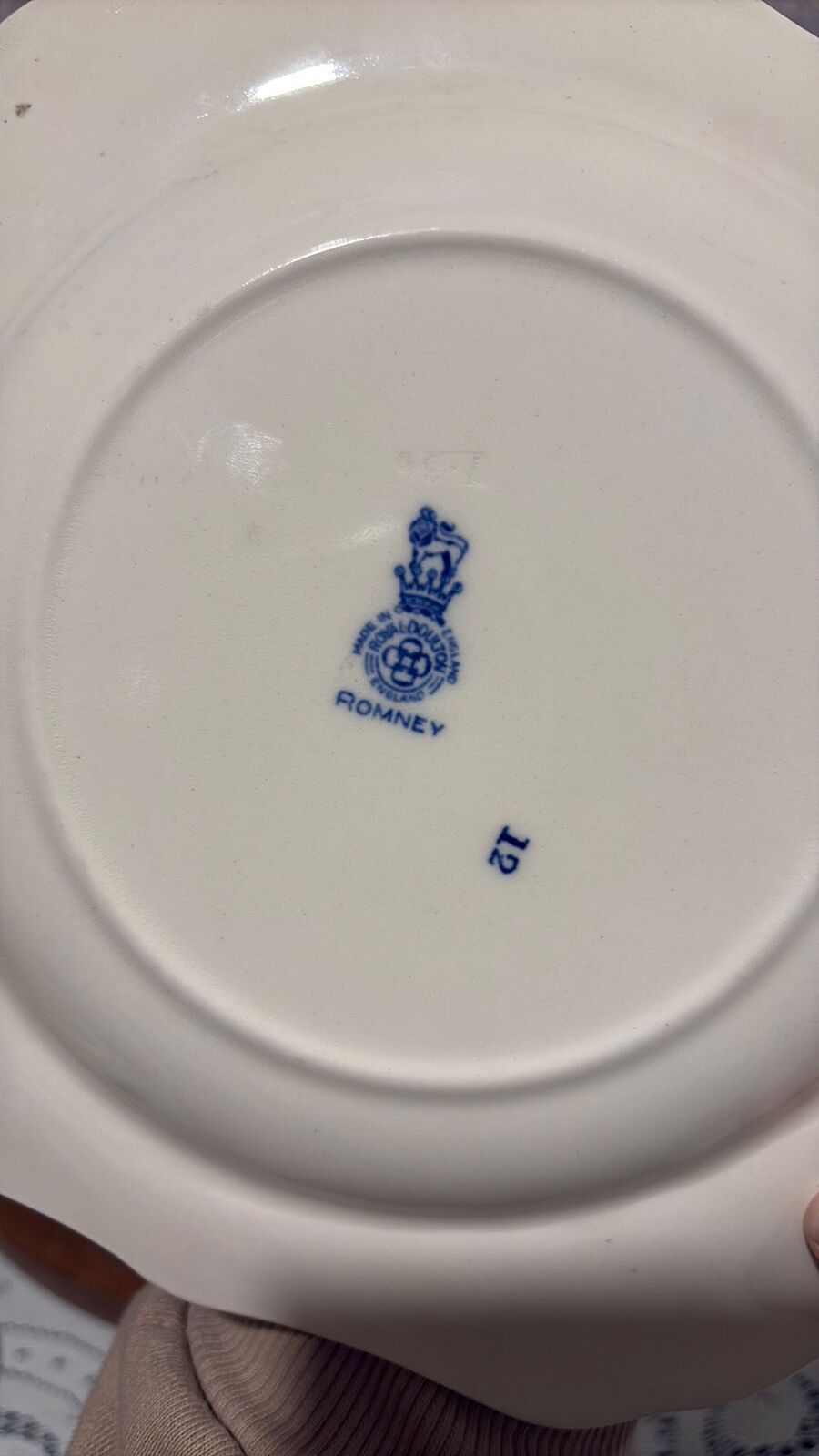Royal Dalton made in England Romney square plate