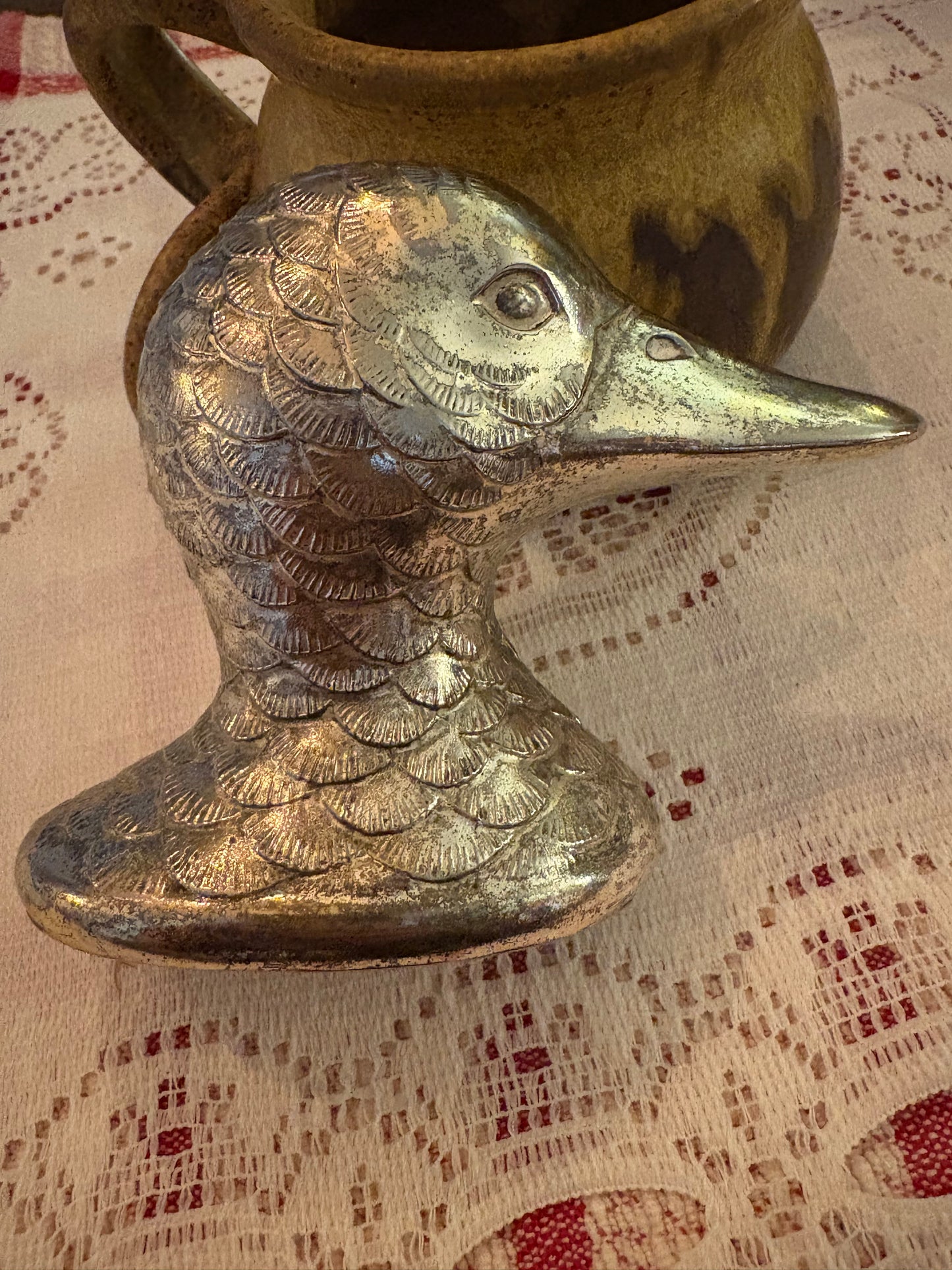 Vintage Mallard Cast Metal Bottle Opener
