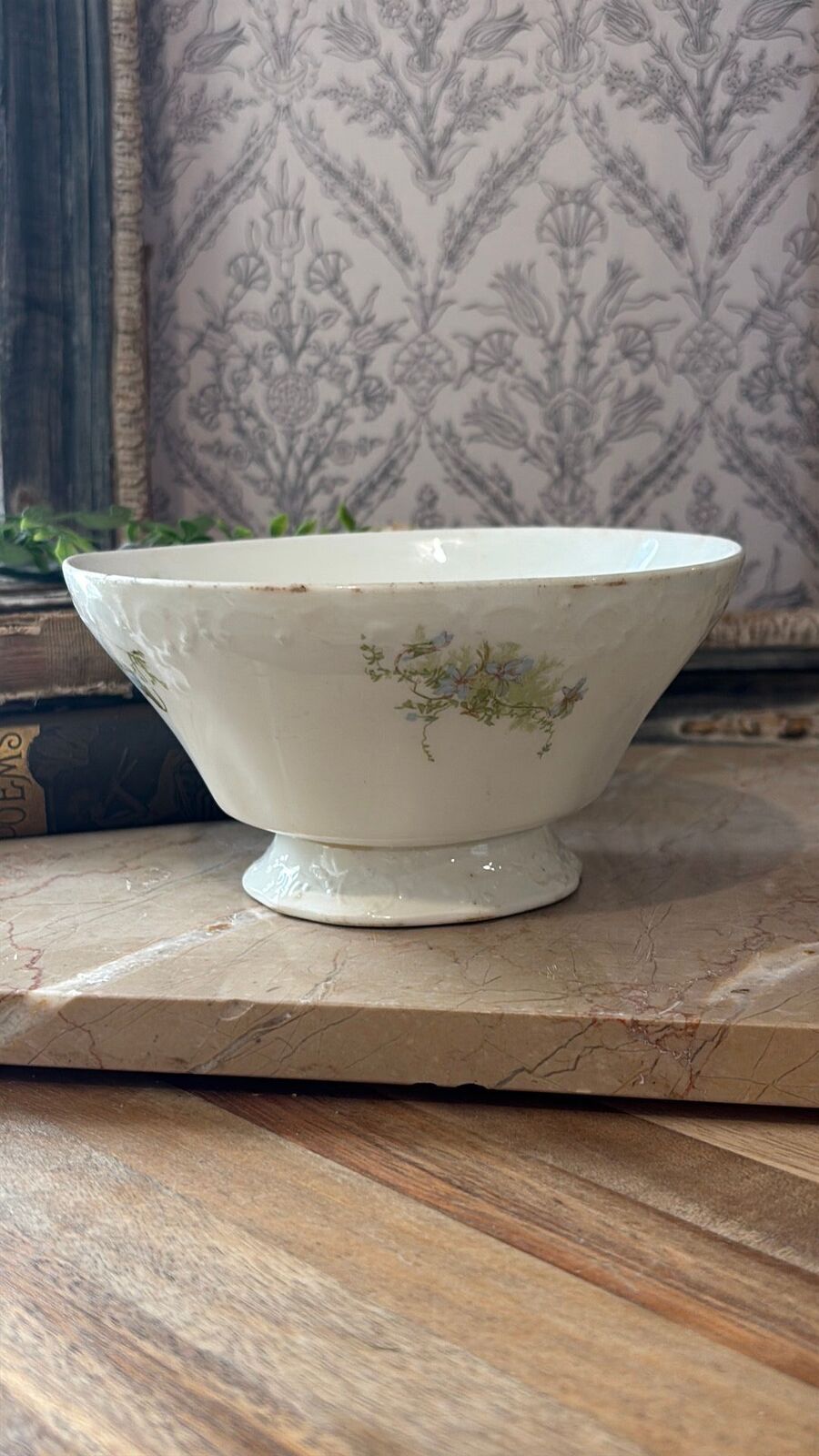 Johnson Brothers ironstone footed bowl