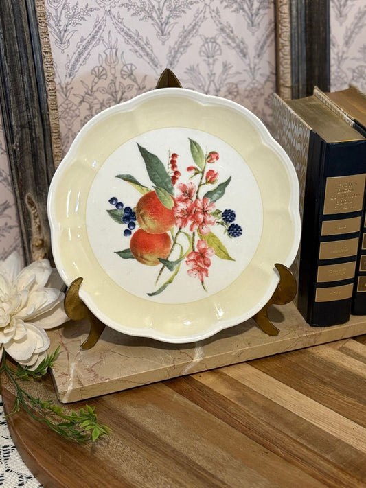Lenox Orchard in Bloom peach Blossom lunch plate