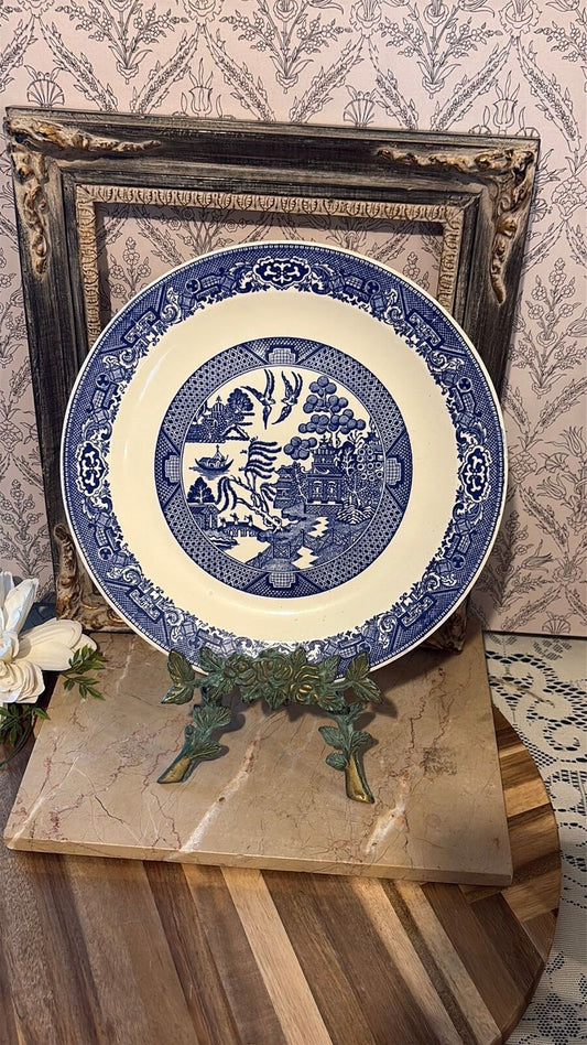 Willow ware by Royal China Platter blue willow