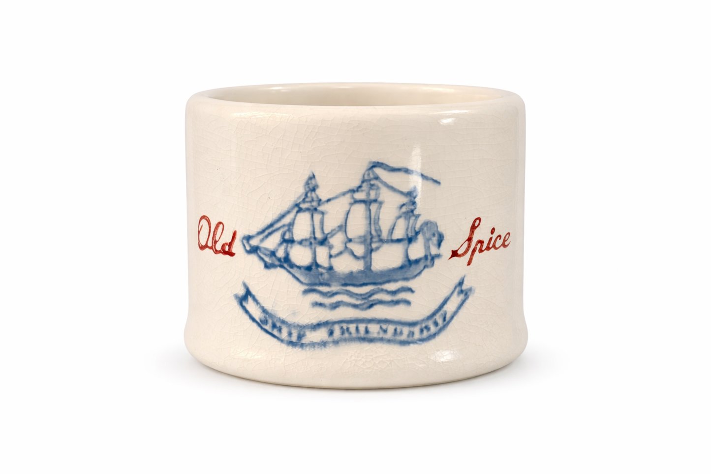Vintage Old Spice Shaving Mug | Nautical Ship Design