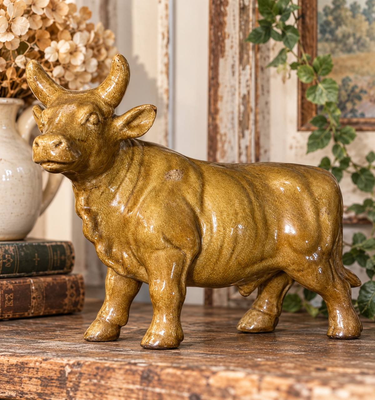 Bull statue