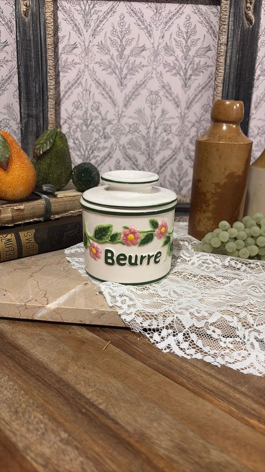 Floral butter bell