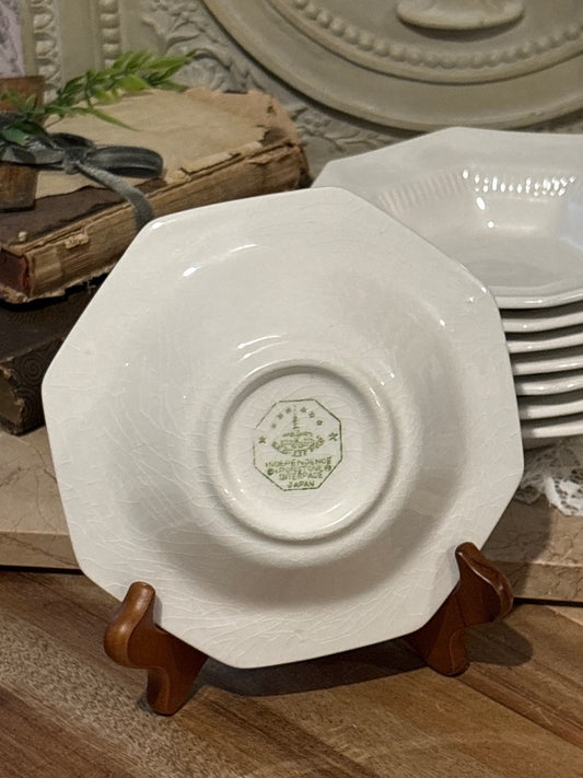 Independence ironstone dessert bowl