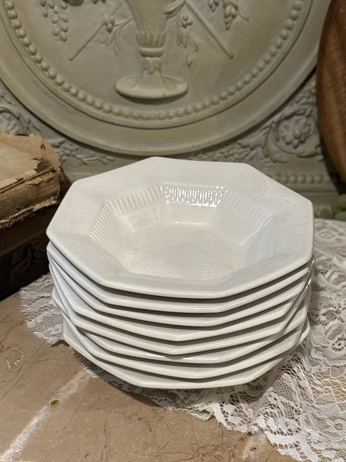 Independence ironstone dessert bowl