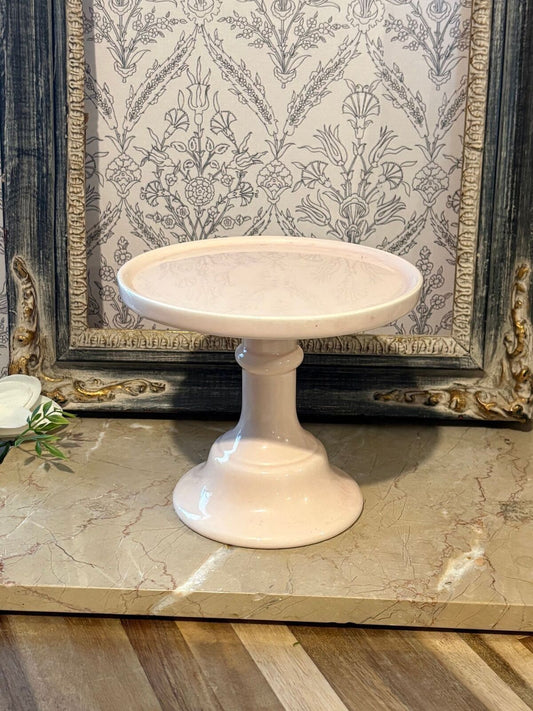 Small Pink pedestal stand